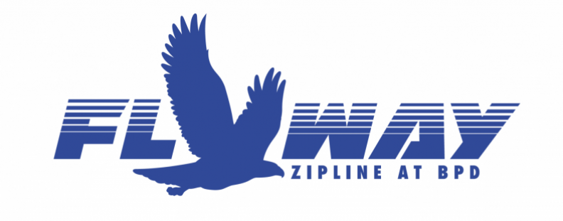 Flyway blue on white